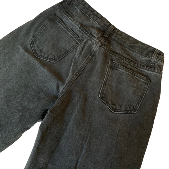 SHEIN Woman’s Black Distressed Ripped Jeans Pants Denim Size Large - Picture 3 of 11